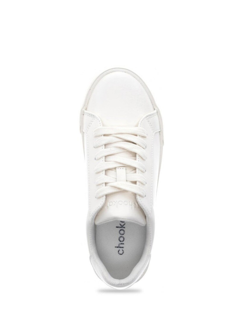 chooka Maliya Water Resistant Women's Cream Lace-Up Low-Top Sneaker 8